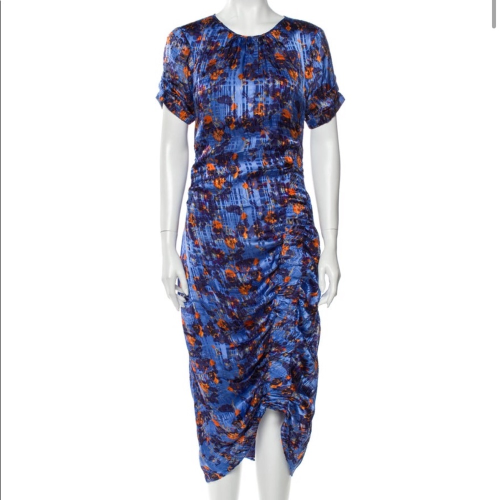 Tanya Taylor Printed Knee Lenth Dress